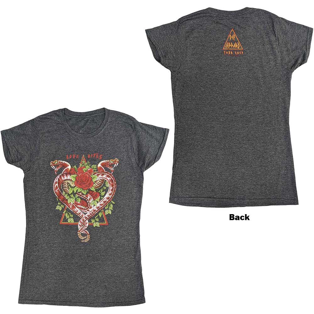 Def Leppard Love Bites Tour 2019 Womens T Shirt