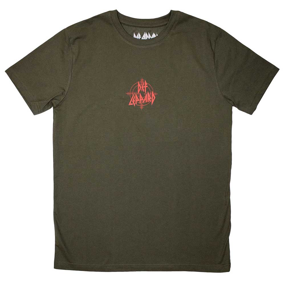 Def Leppard Mini Target Logo Mens T Shirt