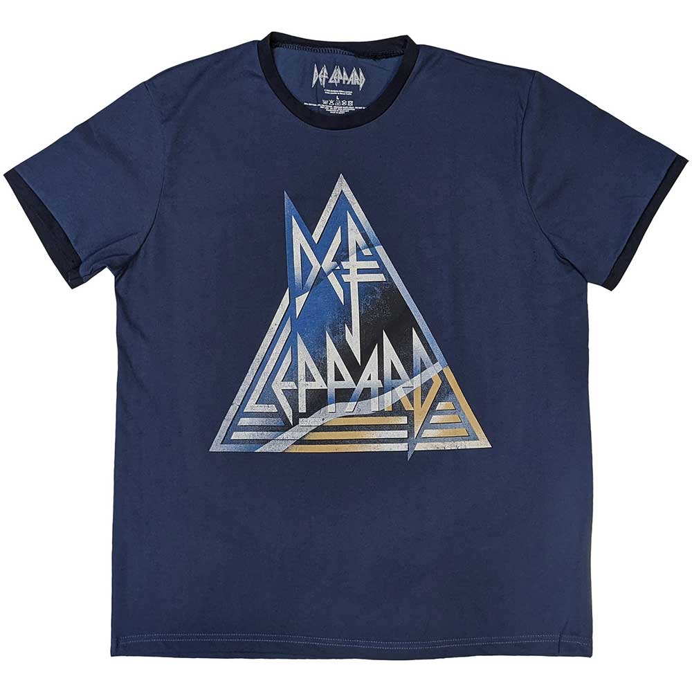 Def Leppard Triangle Logo Mens T Shirt