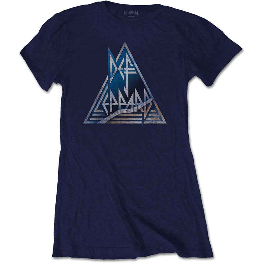 Def Leppard Triangle Logo Womens T Shirt