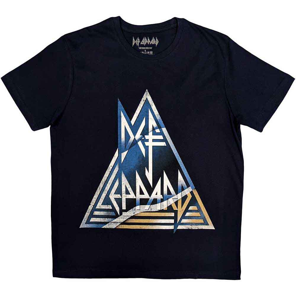 Def Leppard Triangle Logo Mens T Shirt