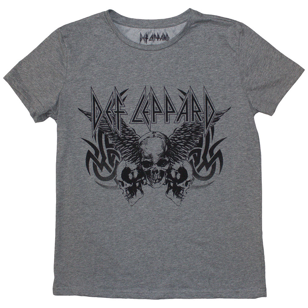 Def Leppard Tribal Skull Womens T Shirt