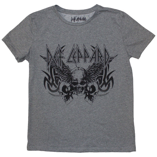 Def Leppard Tribal Skull Womens T Shirt