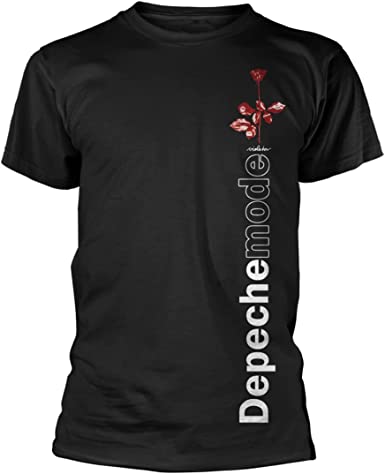 Depeche Mode Side Rose Official Mens T Shirt Black