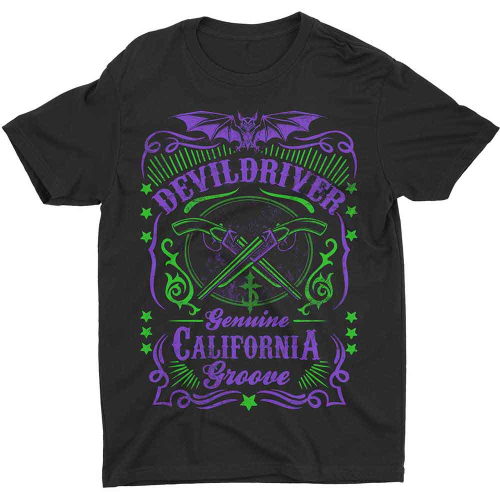 Devildriver Cross Guns Mens T Shirt