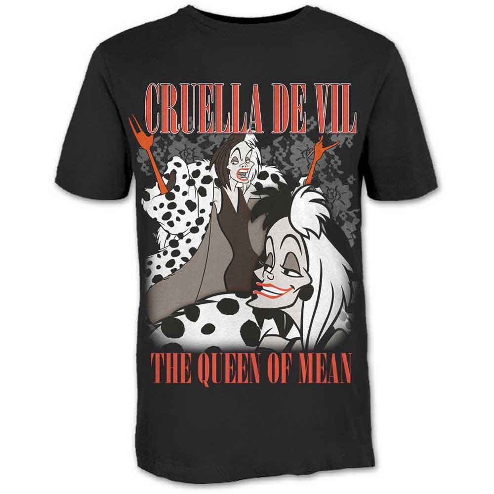 Disney 101 Dalmatians Cruella Homage Mens T Shirt