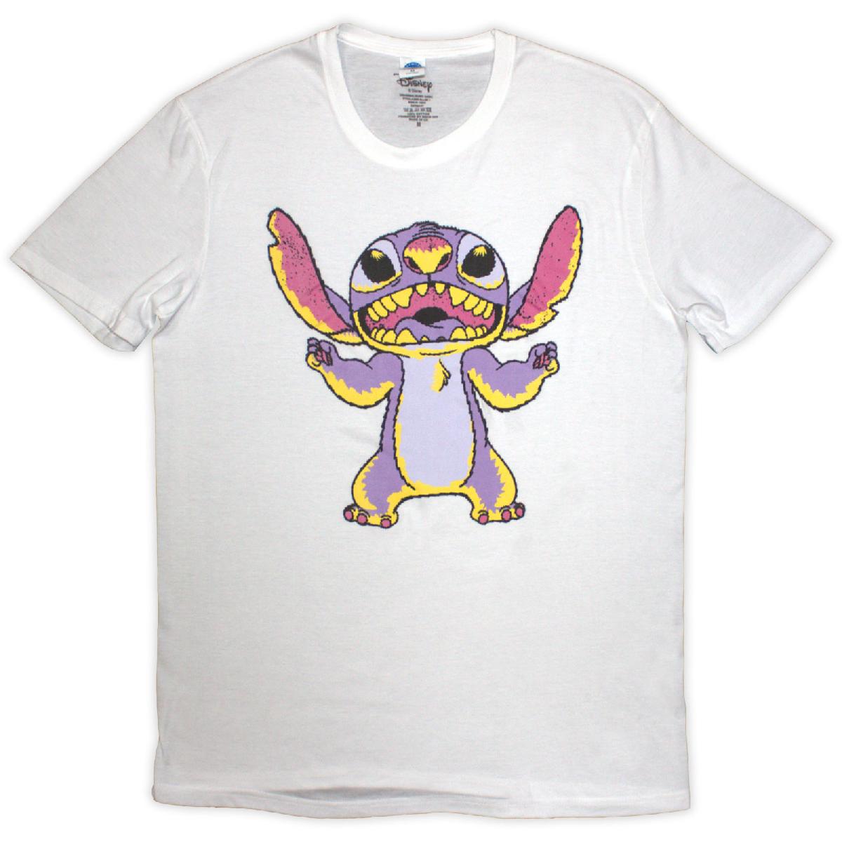 Disney Lilo & Stitch Purple Stitch Mens T Shirt