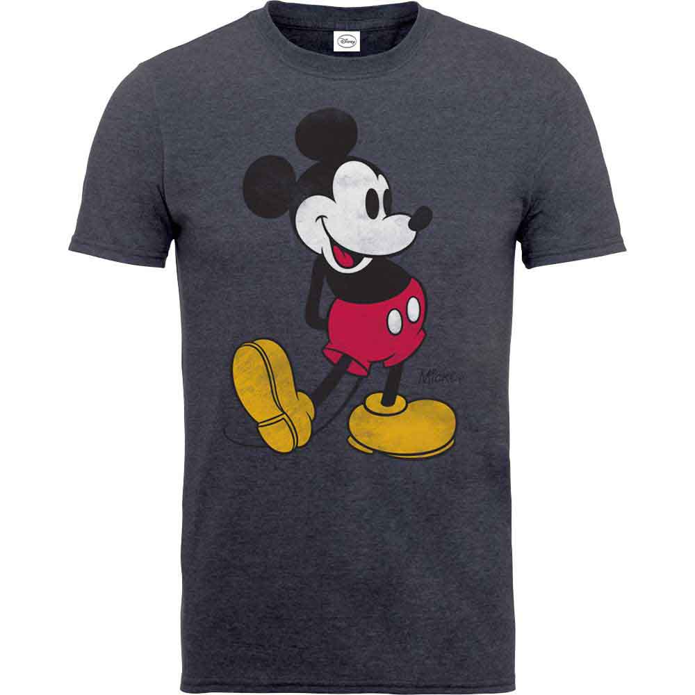Disney Mickey Mouse Classic Kick Colour Mens T Shirt