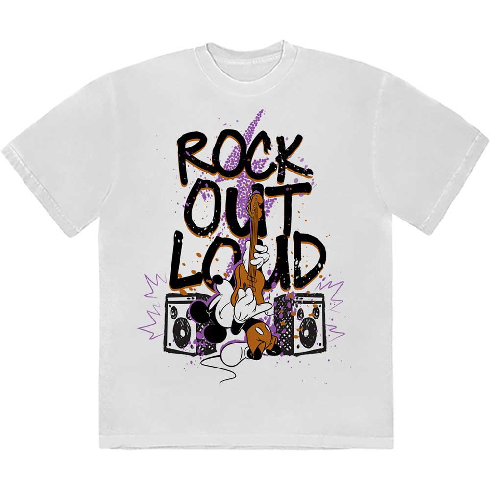 Disney Mickey Mouse Rock Out Loud Mens T Shirt