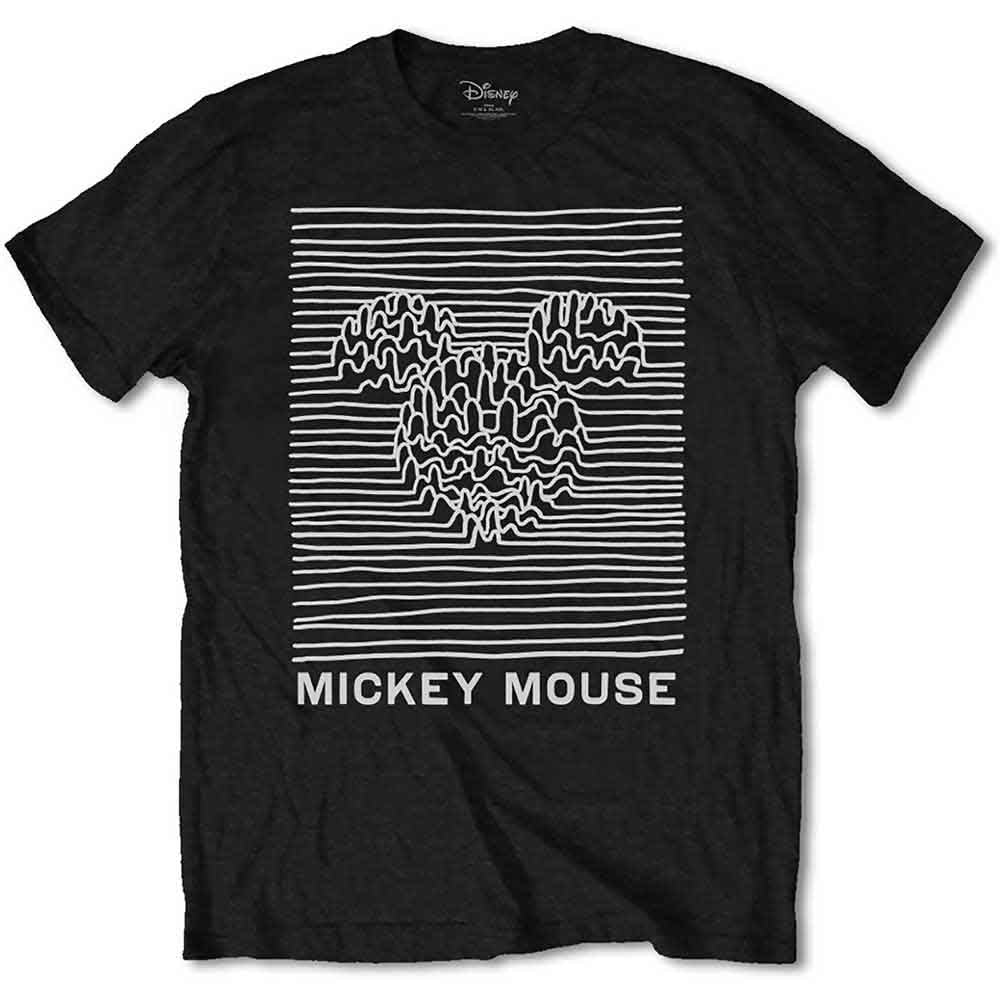 Disney Mickey Mouse Unknown Pleasures Mens T Shirt