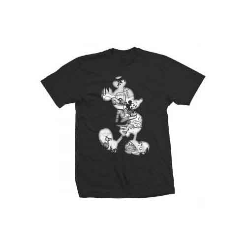 Disney Mickey Mouse Vintage Infill Mens T Shirt