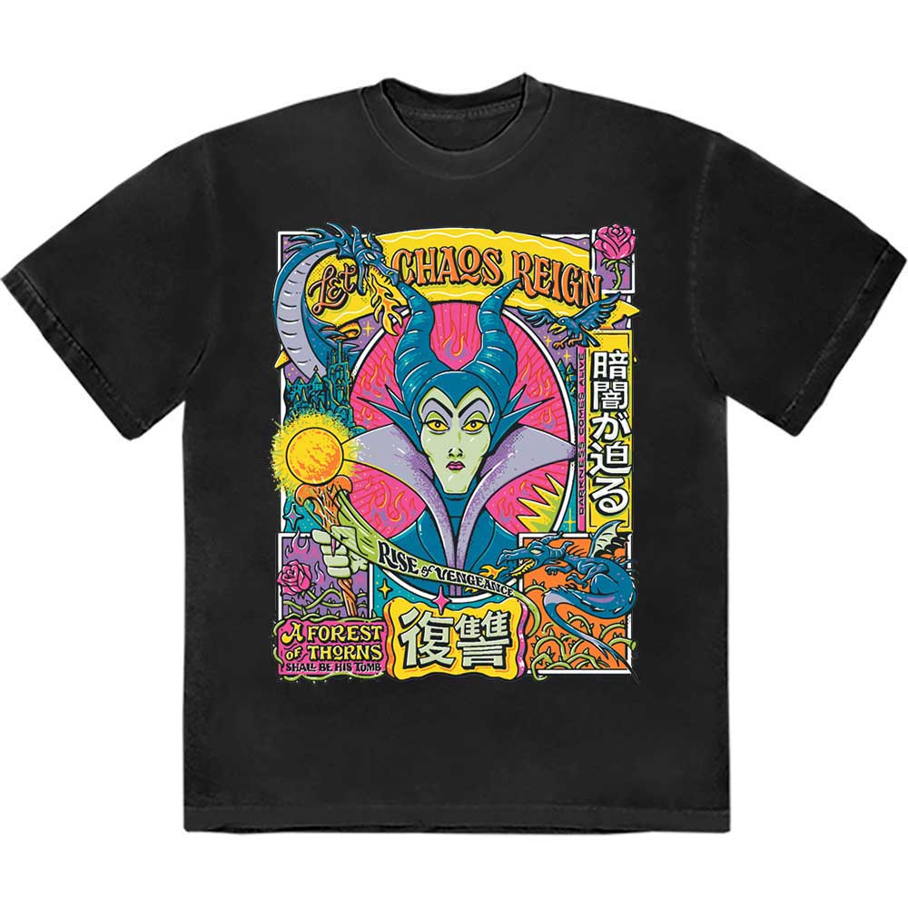 Disney Sleeping Beauty Let Chaos Reign Mens T Shirt