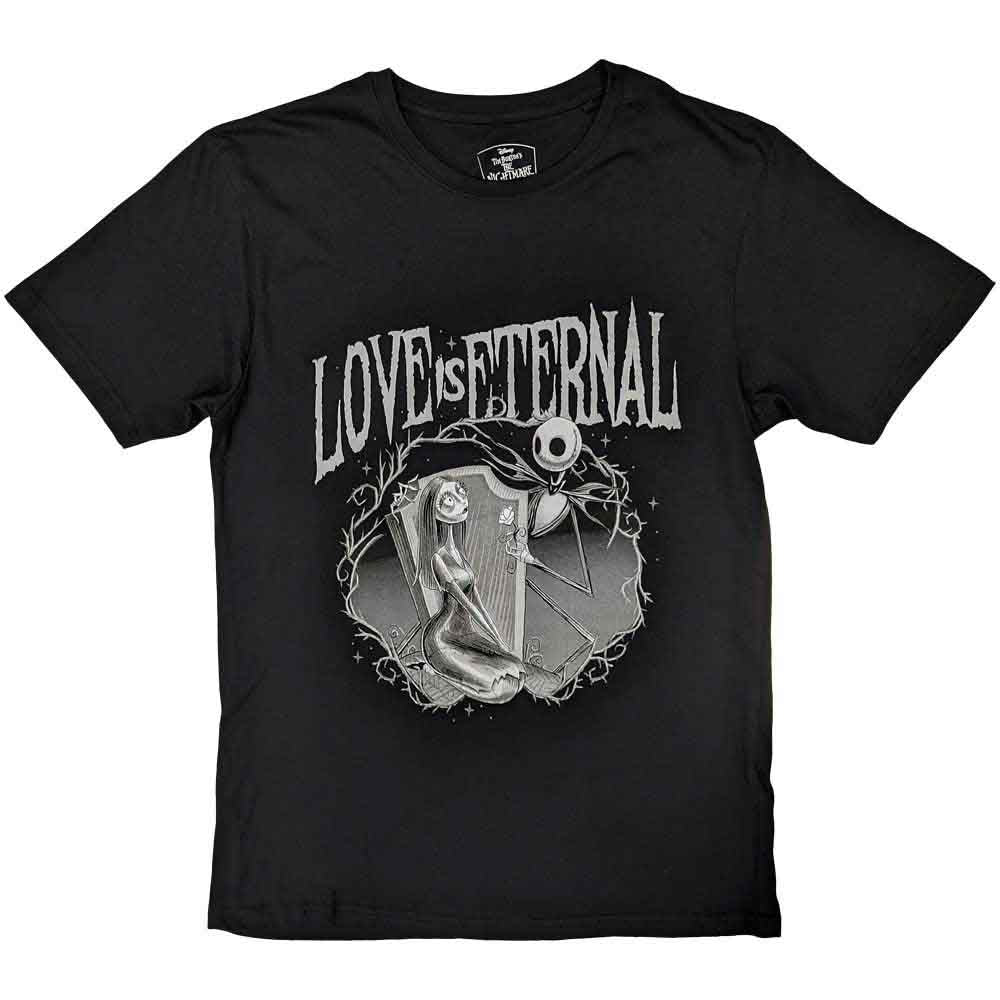 Disney The Nightmare Before Christmas Jack & Sally Love Is Eternal Mens T Shirt