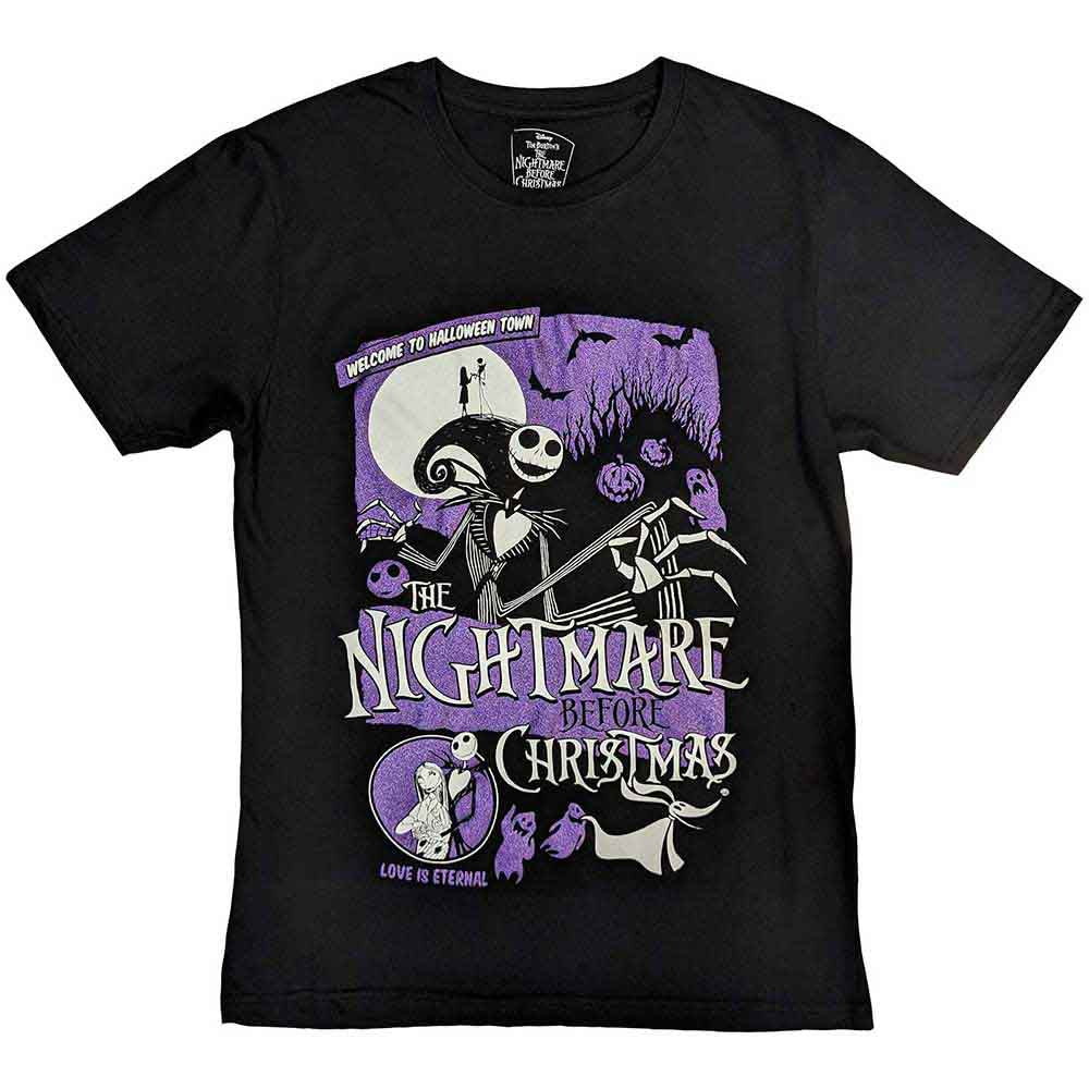 Disney The Nightmare Before Christmas Welcome To Halloween Town Mens T Shirt