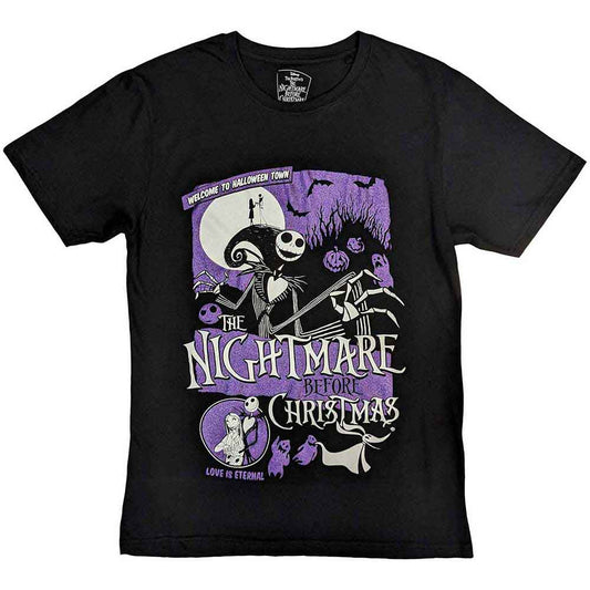 Disney The Nightmare Before Christmas Welcome To Halloween Town Mens T Shirt