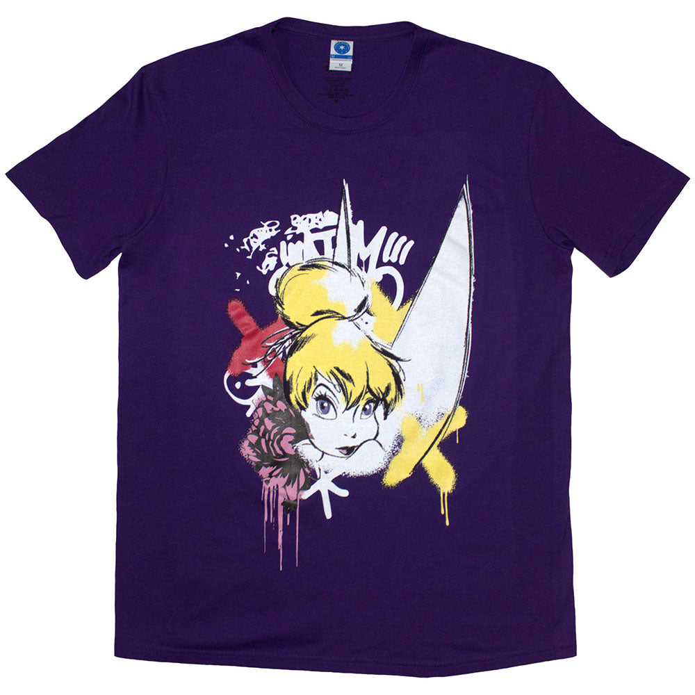 Disney Tinker Bell Graffiti Mens T Shirt
