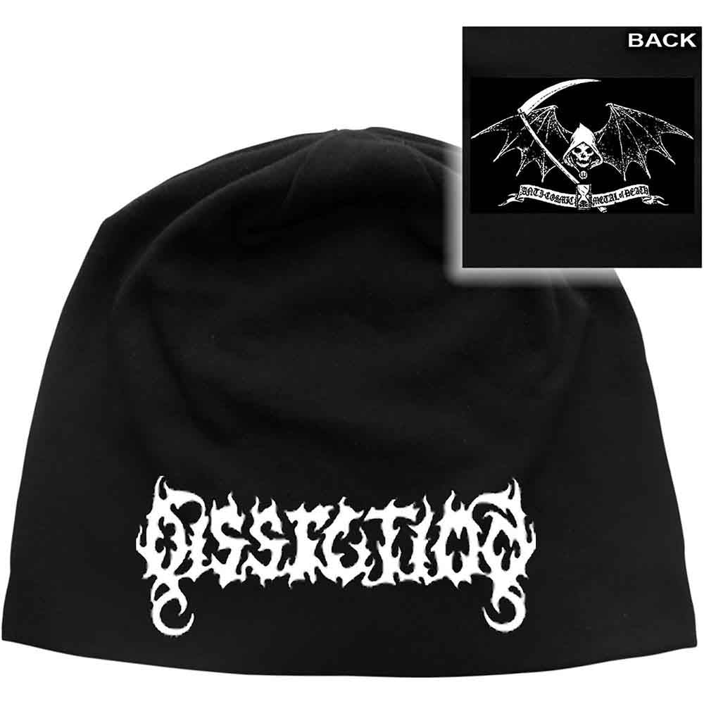 Dissection Logo/Reaper Beanie Hat Black
