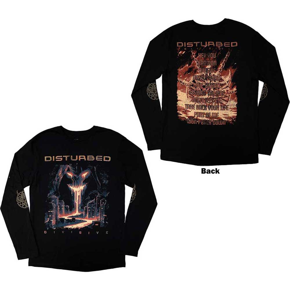 Disturbed European Tour '23 Divisive Long Sleeve Shirt
