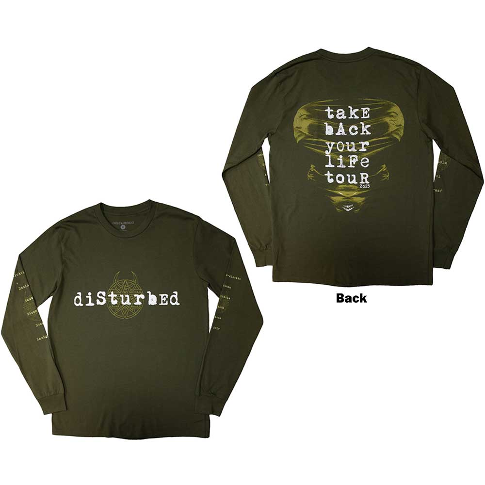 Disturbed European Tour '23 Take Back [L/S Shirt]