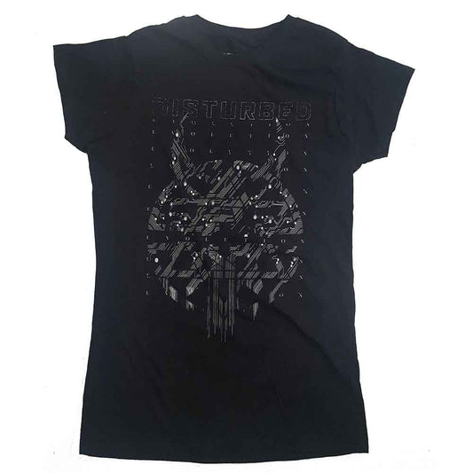 Disturbed Omni Foil Womens T Shirt