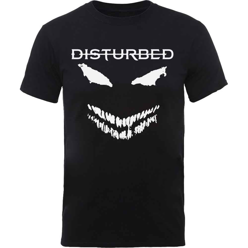 Disturbed Scary Face Candle Mens T Shirt