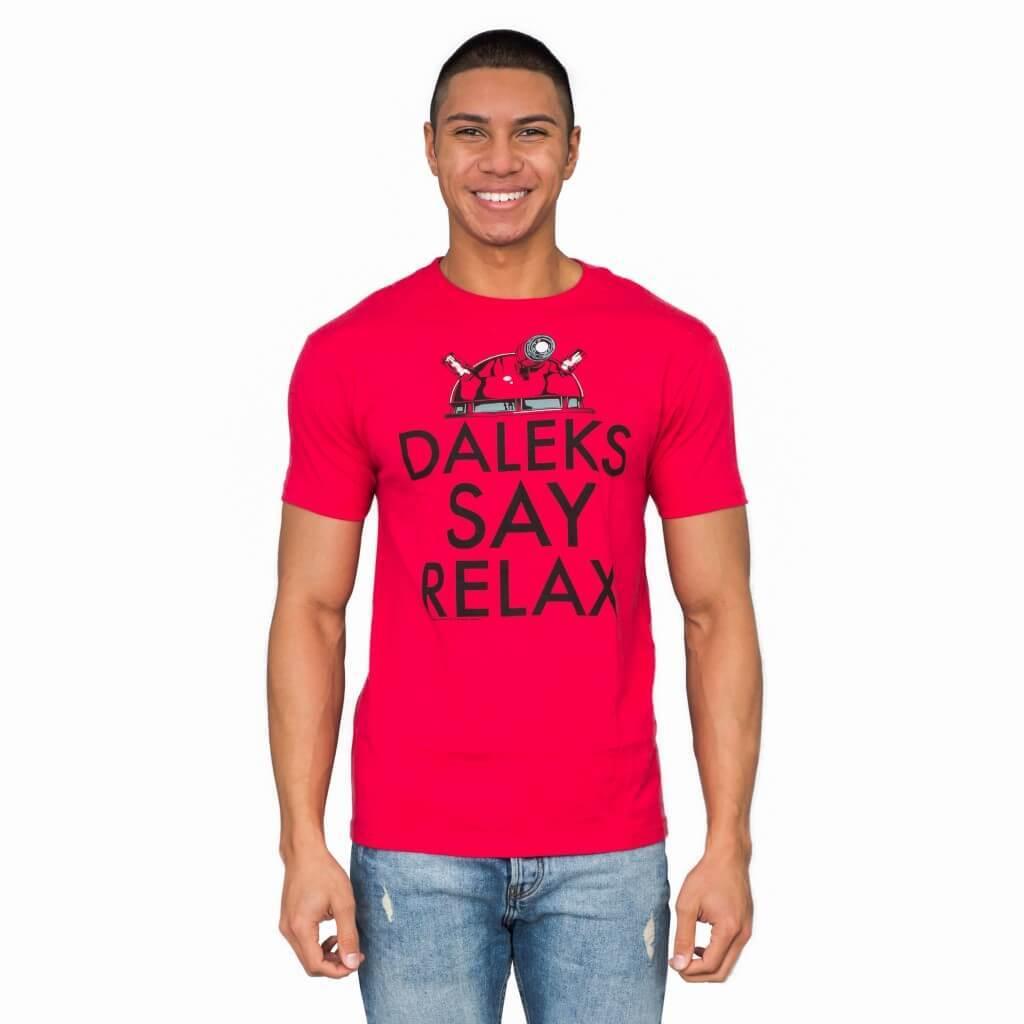 Doctor Who Daleks Say Relax T Shirt