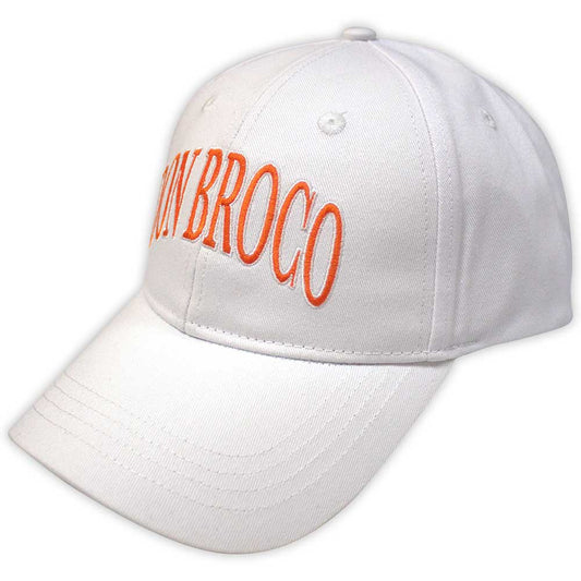 Don Broco Orange Logo Hat White