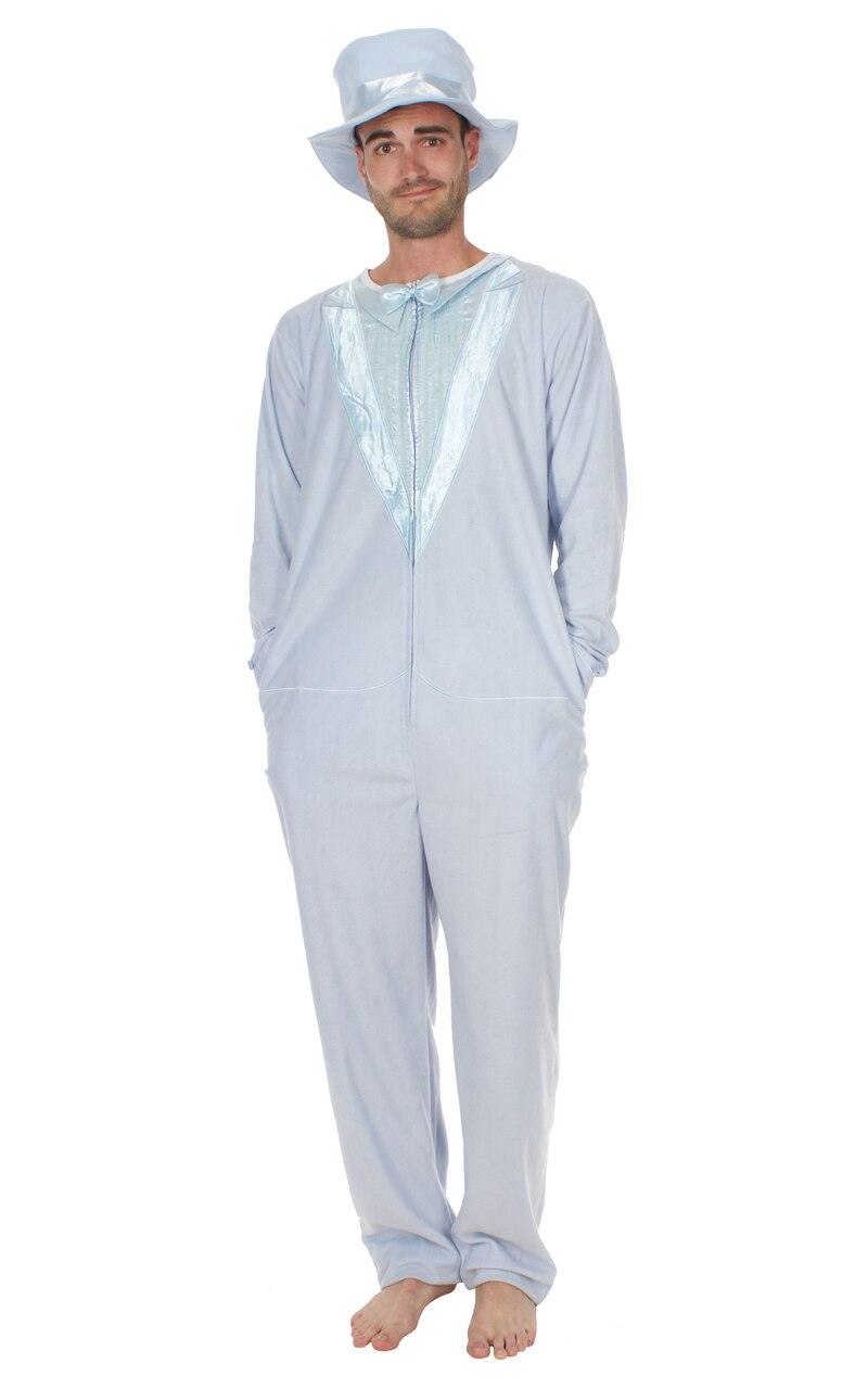 Dumb and Dumber Tuxedo One Piece Pajama with Top Hat
