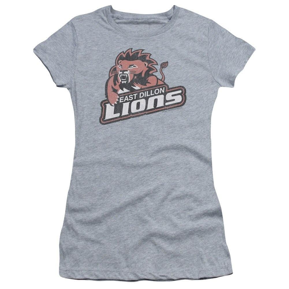 East Dillon Lions Heather Gray Juniors T Shirt