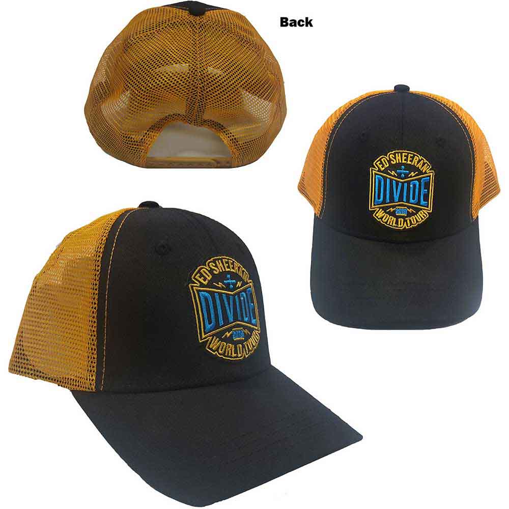 Ed Sheeran 2019 Divide World Tour Hat Black, White