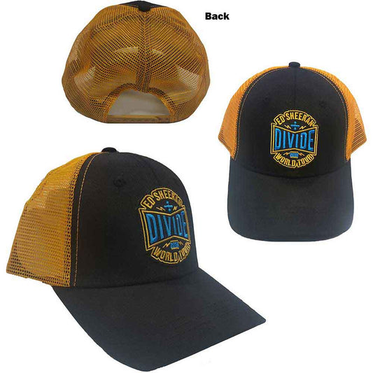 Ed Sheeran 2019 Divide World Tour Hat Black, White
