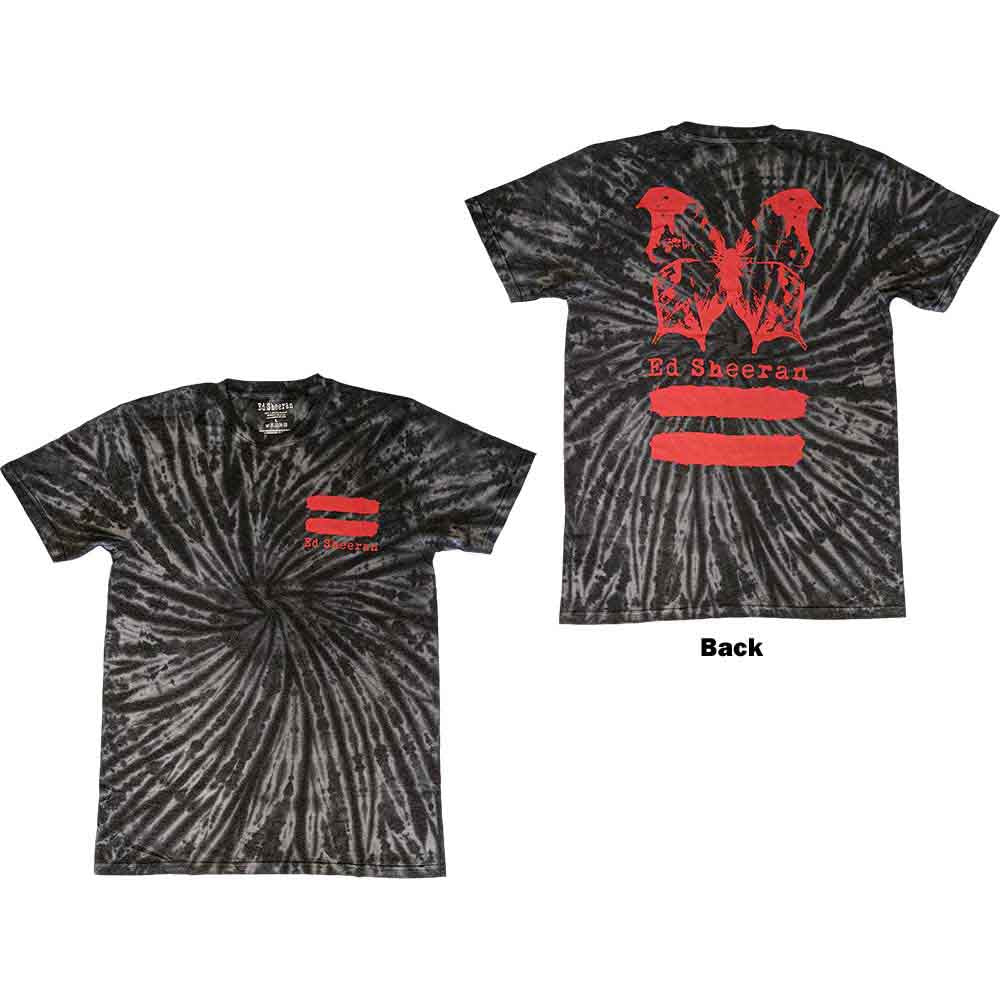 Ed Sheeran Red Equals Butterfly Mens T Shirt
