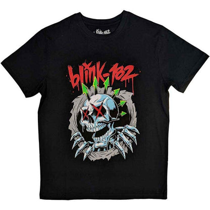 Blink 182 Punk Six Arrow Skull Breakthrough Official Mens T Shirt Black