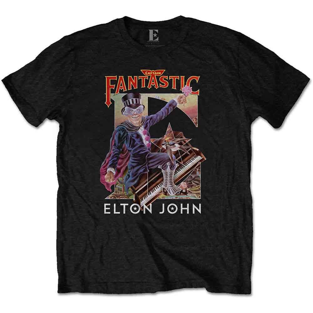Elton John Captain Fantastic Mens T Shirt