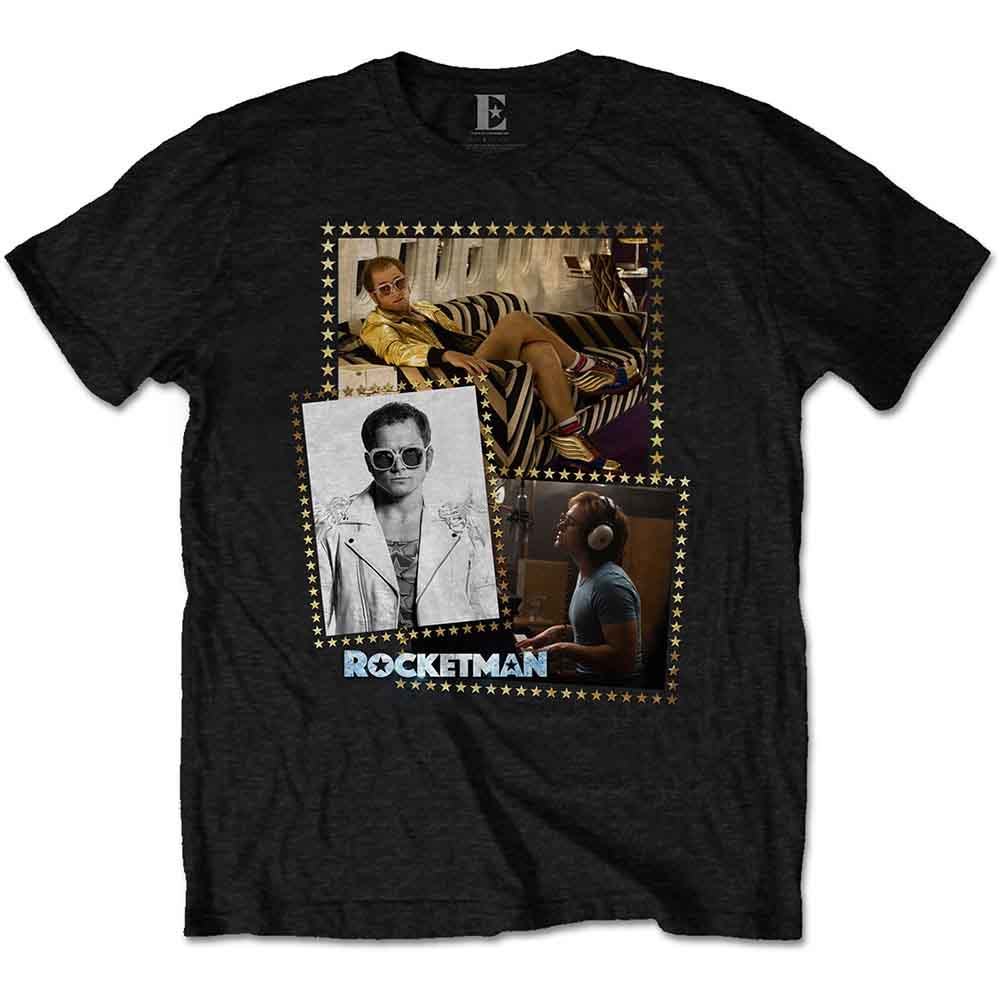 Elton John Rocketman Montage Mens T Shirt