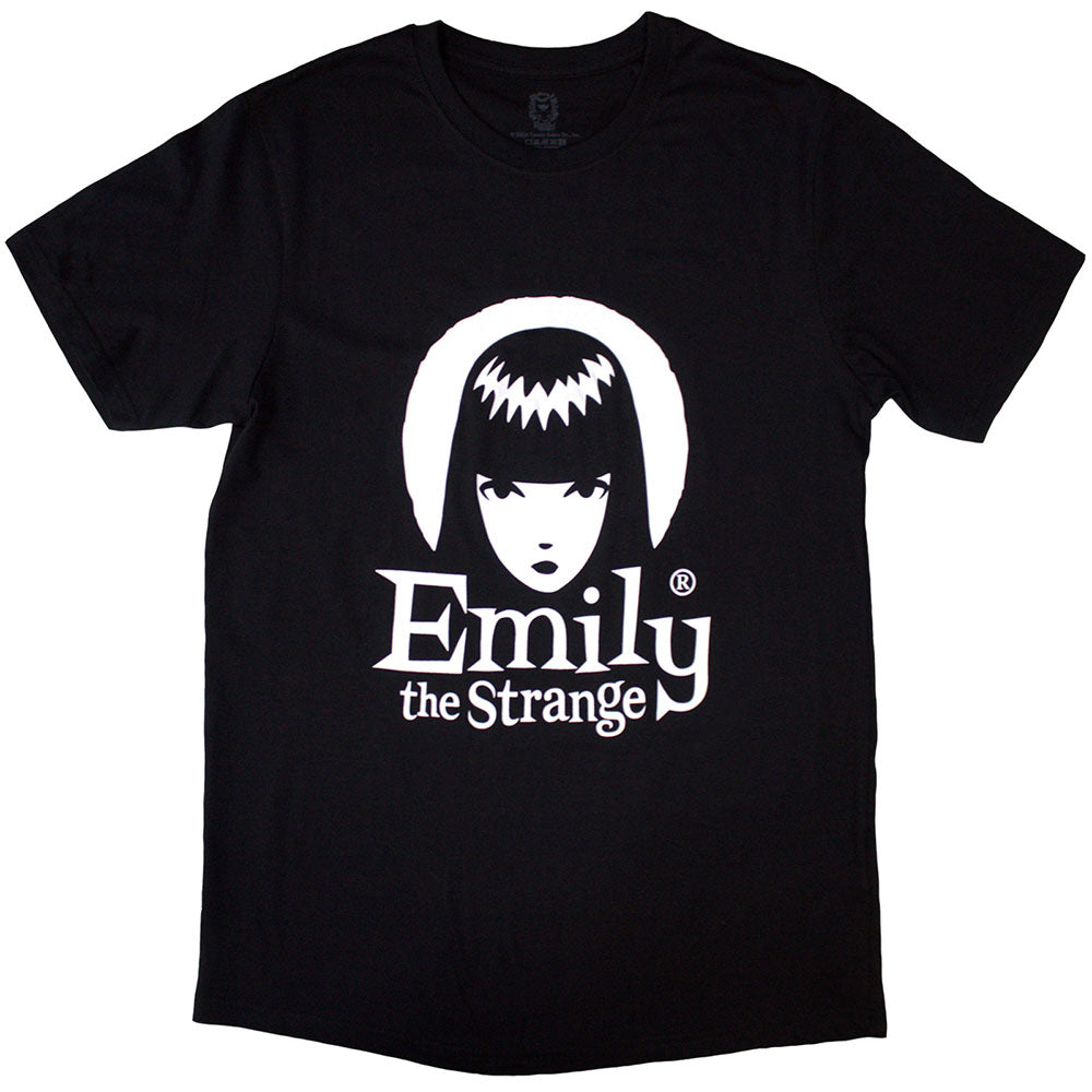 Emily The Strange Halo Logo Mens T Shirt