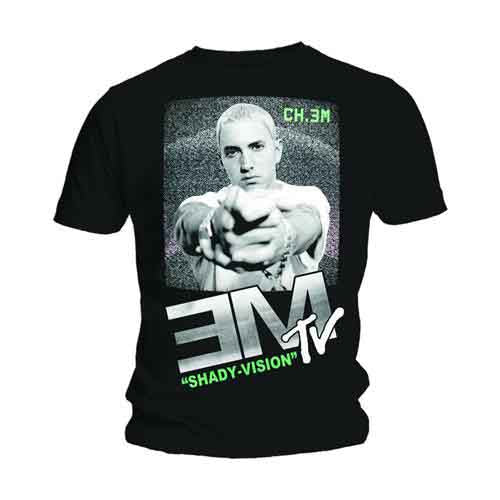 Eminem EM TV Shady Vision Mens T Shirt