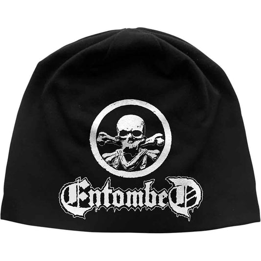 Entombed Skull Logo Beanie Hat Black