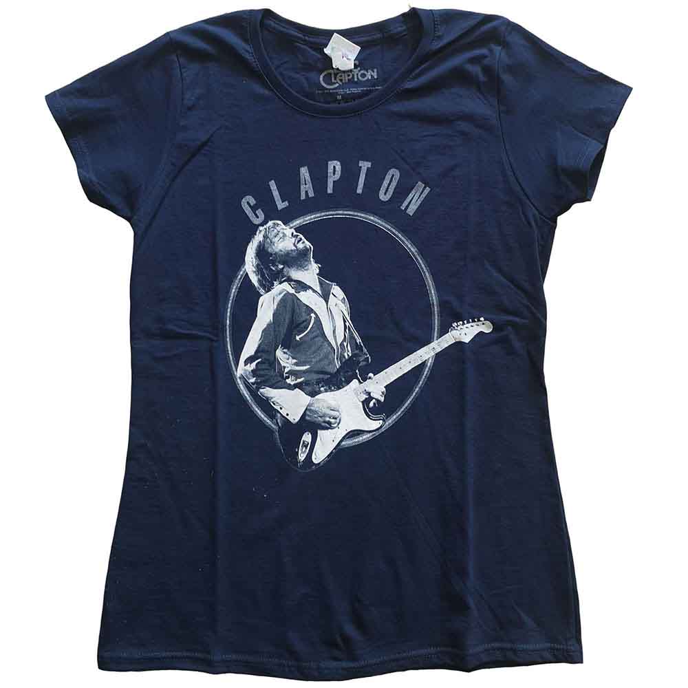 Eric Clapton Vintage Photo Womens T Shirt