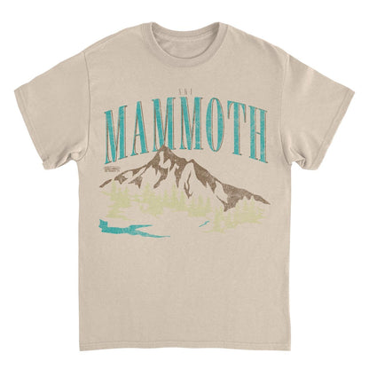 Ski Mammoth Tan Mens T Shirt