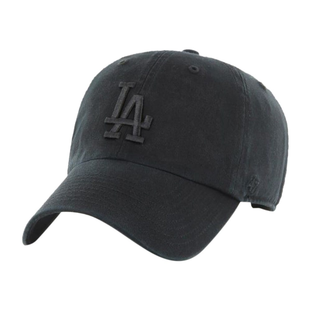 47 Brand MLB Los Angeles Dodgers Clean Up Hat Adjustable Cap Black