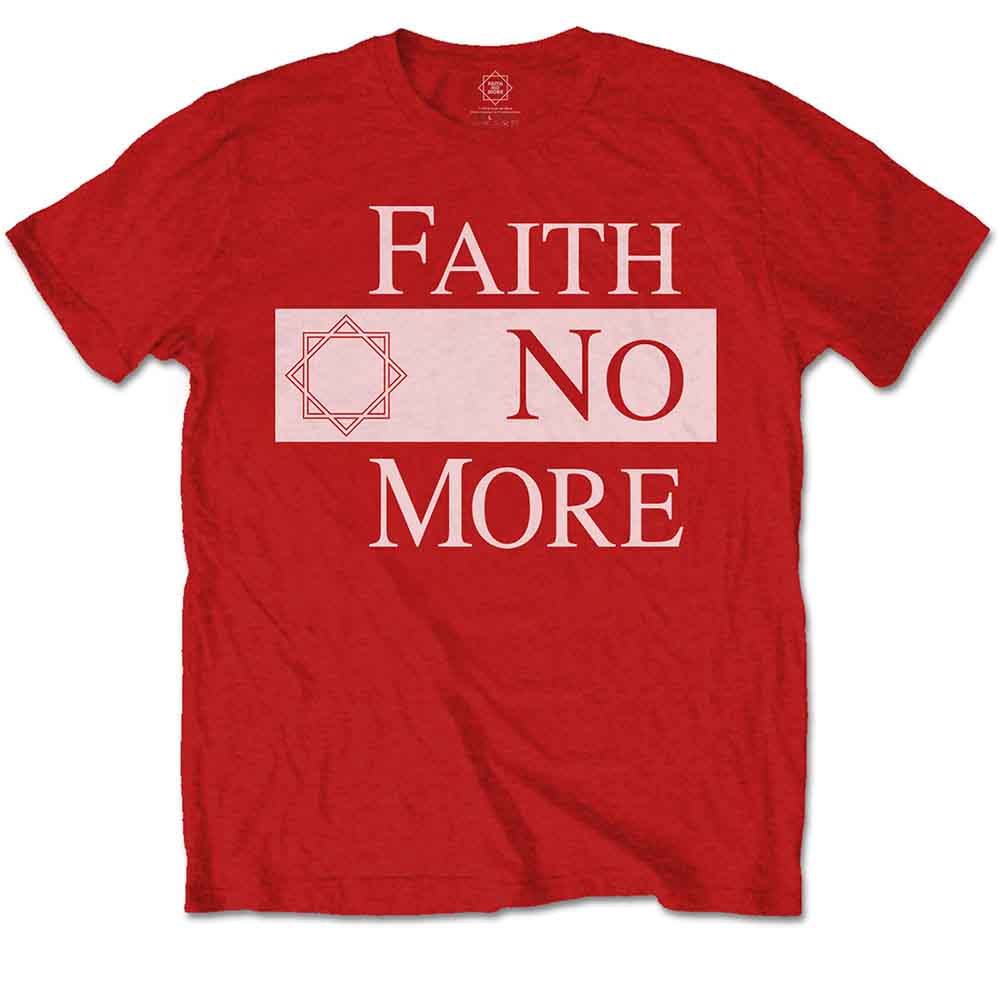 Faith No More Classic New Logo Star Mens T Shirt