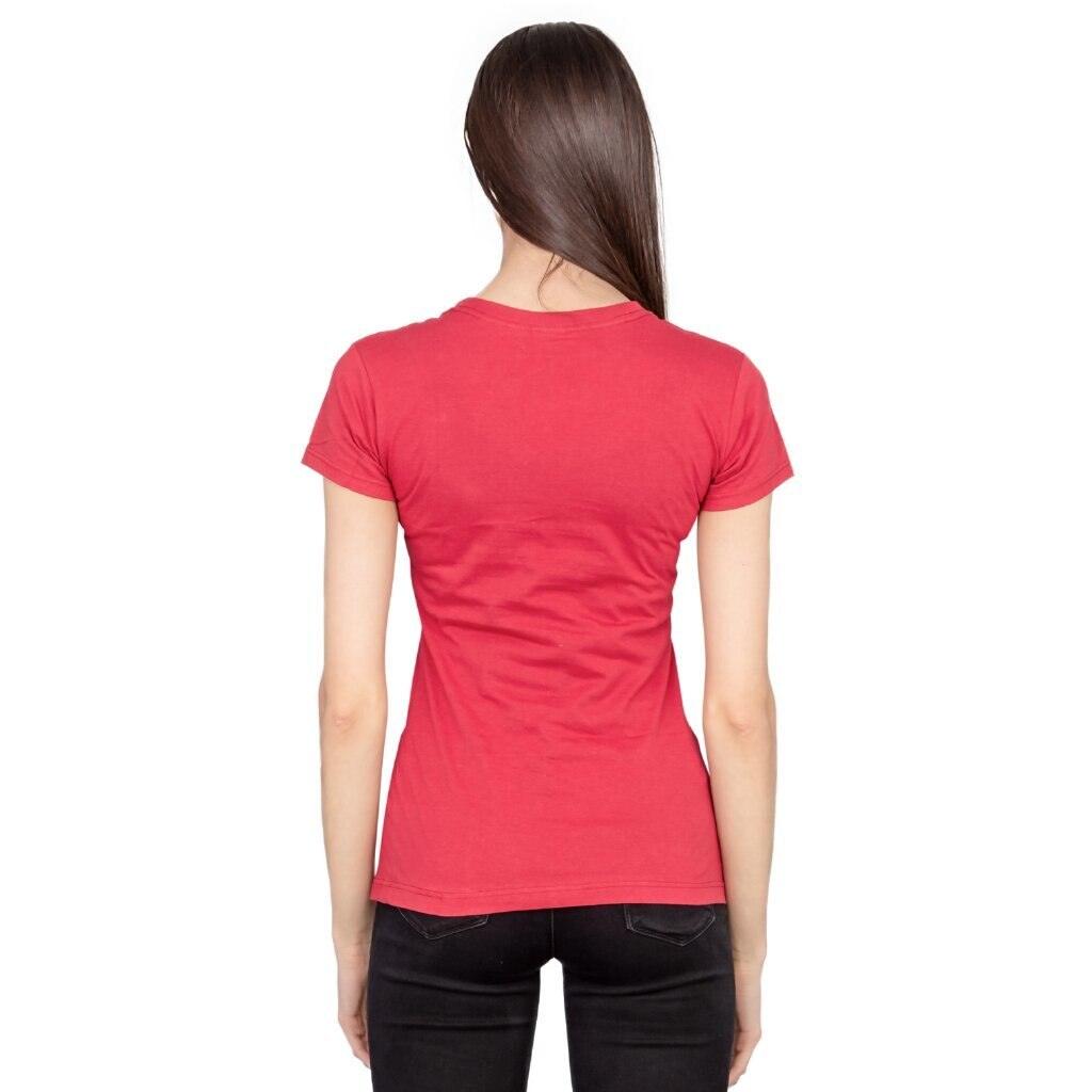 Felix the Cat Face Juniors Red T Shirt
