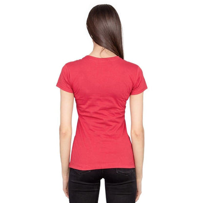 Felix the Cat Face Juniors Red T Shirt