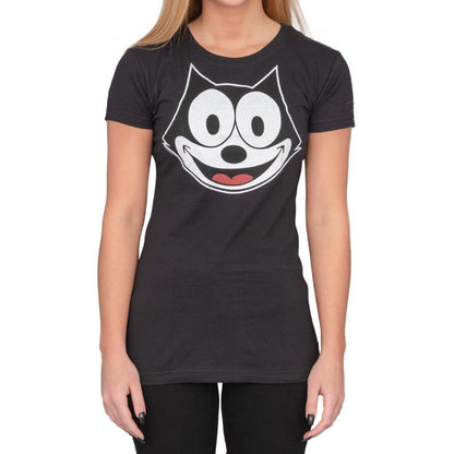 Felix the Cat Face Outline T Shirt