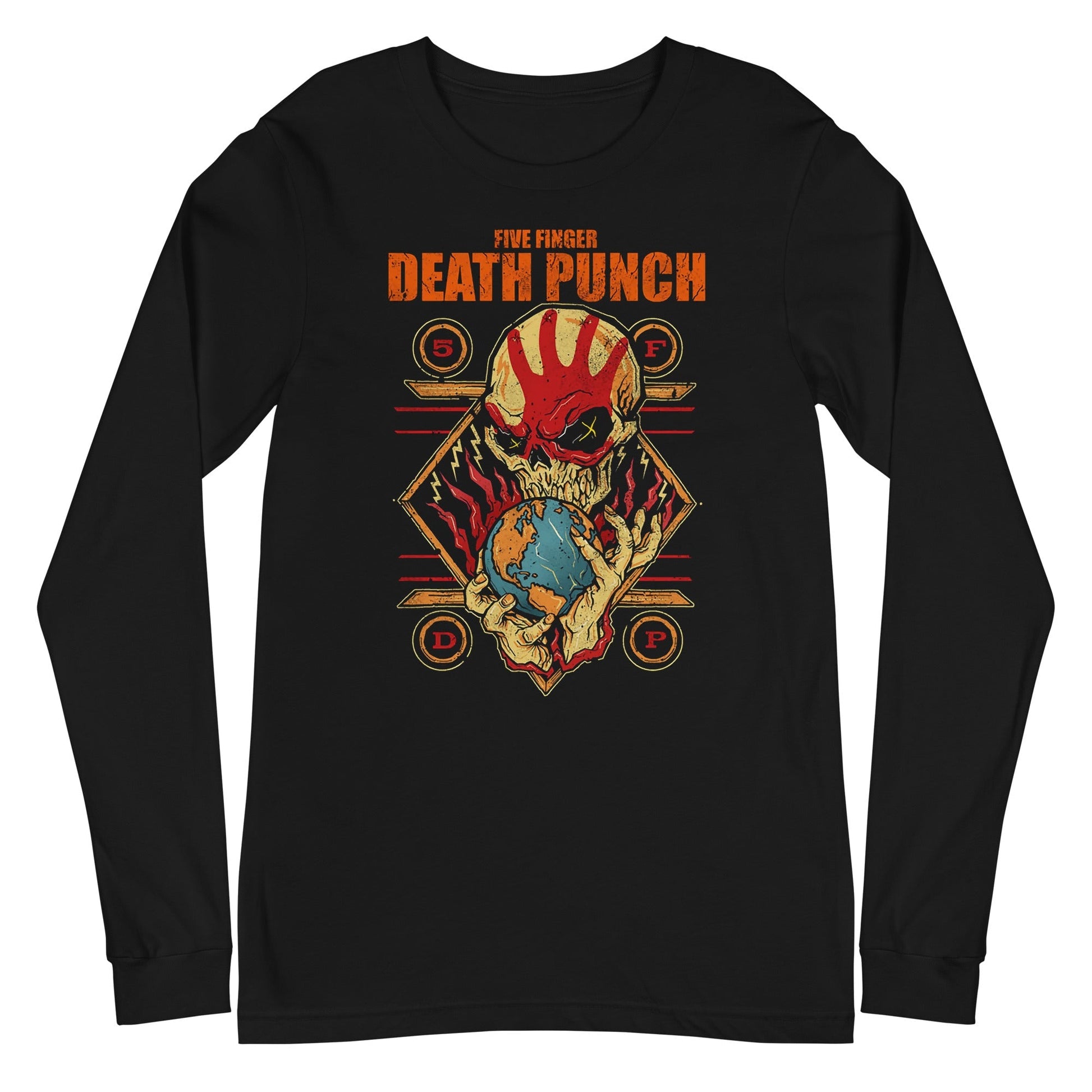 Five Finger Death Punch - Hand Skull Logo Long Sleeve Shirt