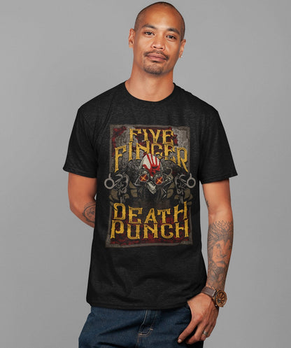 Five Finger Death Punch - Barrels Jumbo Print T Shirt