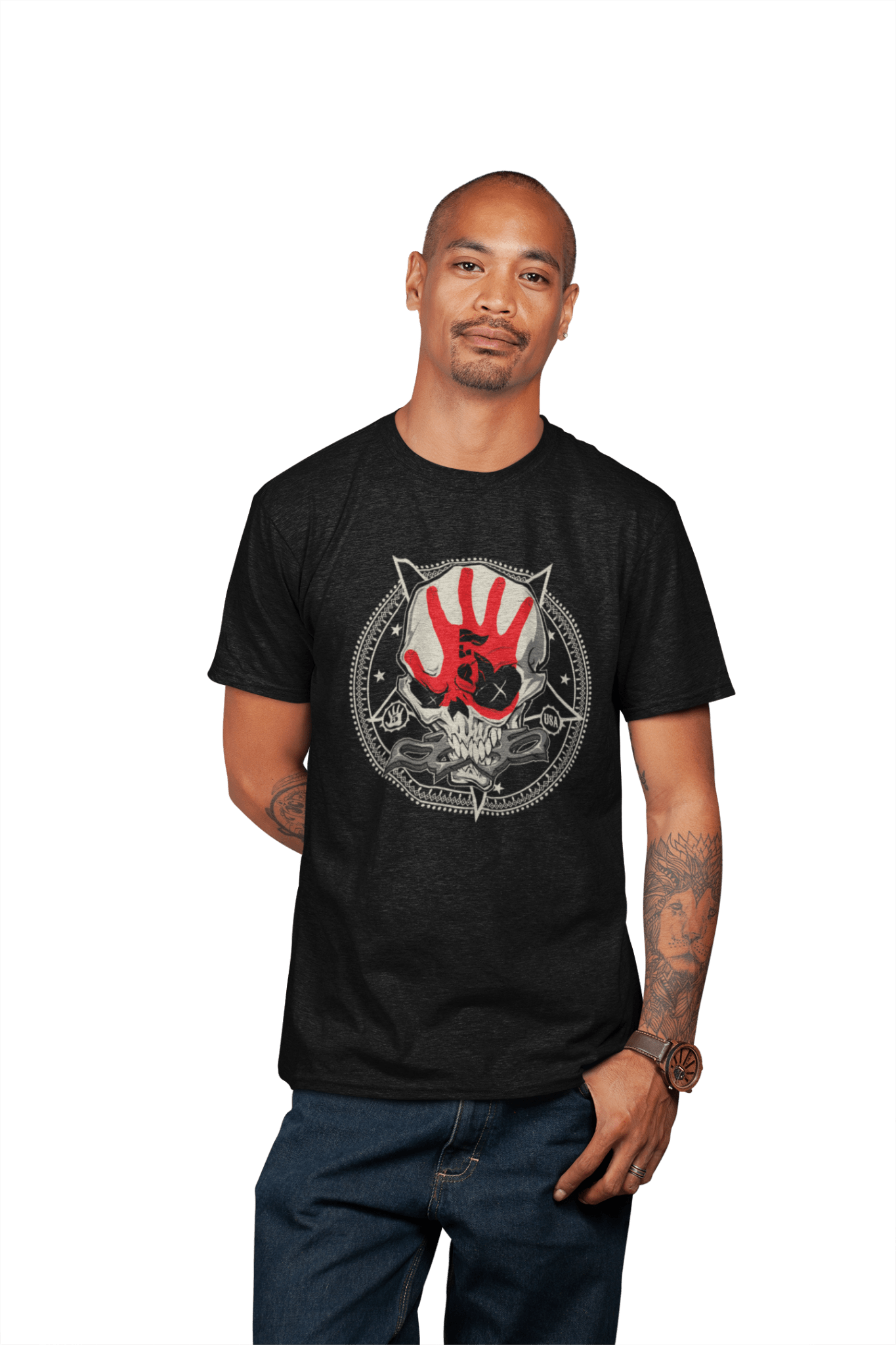 Five Finger Death Punch - Circle Logo T Shirt