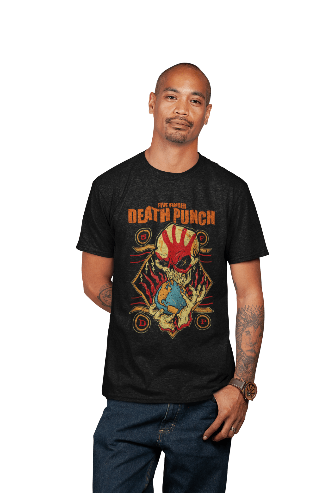 Five Finger Death Punch - Hand Skull Logo T Shirt