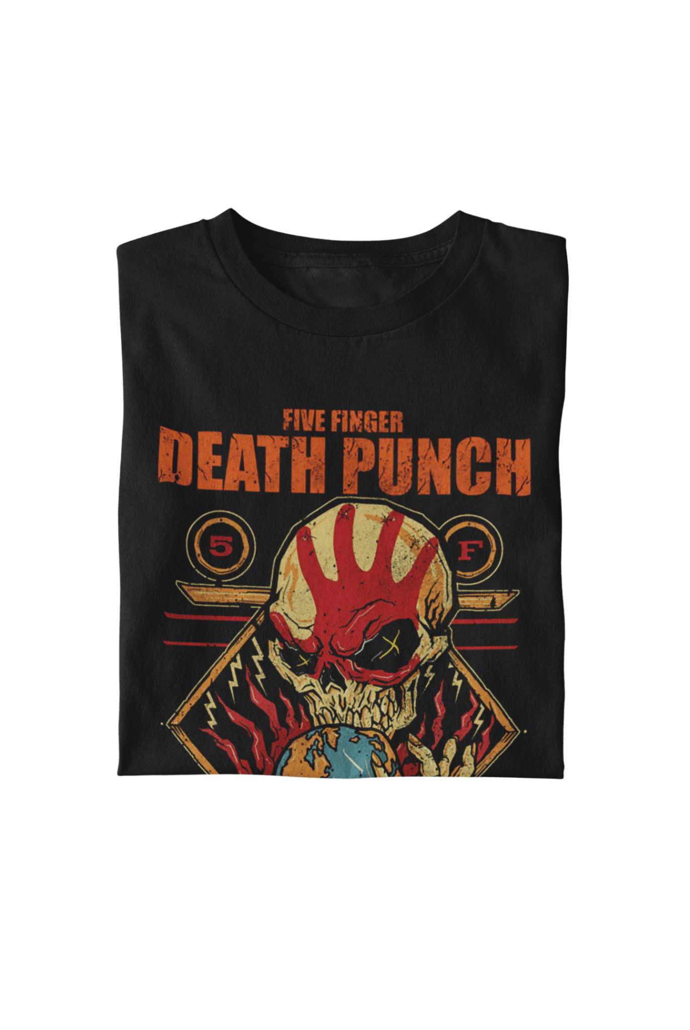 Five Finger Death Punch - Hand Skull Logo T Shirt